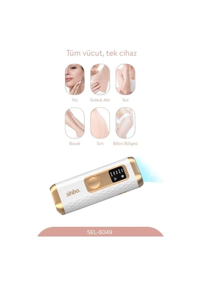 Sinbo SEL-6049 IPL Lazer Epilasyon Cihazı