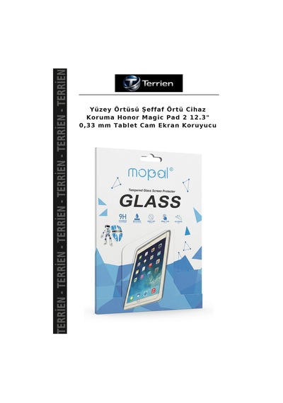 Yüzey Örtüsü Şeffaf Örtü Cihaz Koruma Honor Magic Pad 2 12.3" 0,33 Mm Tablet Cam Ekran Koruyucu