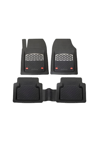 Nissan Qashqai İle Uyumlu 2006 2013 Paspas Derin Havuzlu Krom Karbon