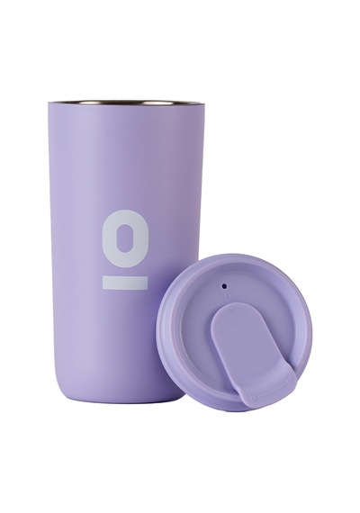 Paslanmaz Çelik Lila Mug Termos Termos Bardak 470 Ml No:162