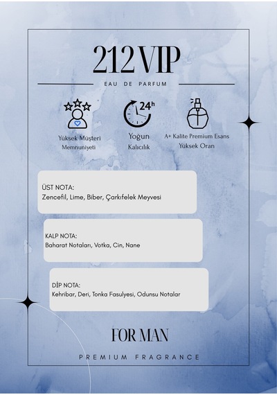 Darkblue 212VIP Man Erkek Parfüm EDP 100 ML