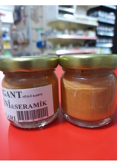 Artelegant Sır Altı Seramik Çini Boyası 40 G 8854-Sütlü Kahve