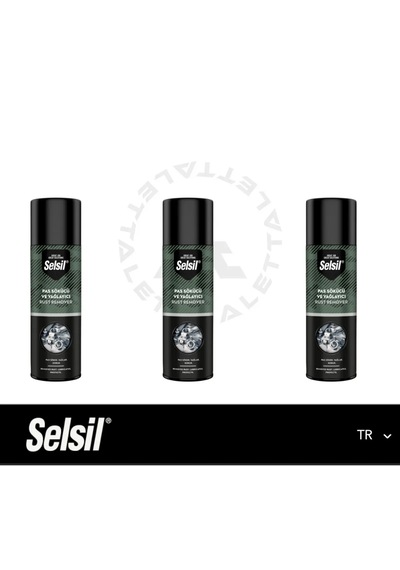 Selsil 3 Adet Pas Sökücü Ve Yağlayıcı Sprey 400 Ml 3 Adet