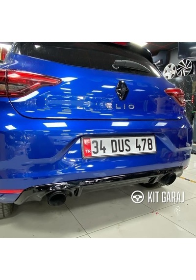 Kit Garaj Renault Clio 5 2018-2025 Difüzör Plastik Boyalı