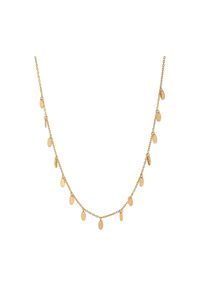 Kuyumcudukkani "oval Pullu Sallantılı Trend"kolye-37337-r Rose Gold