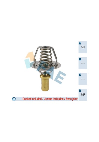 Fae 5203886 Termostat 86 R19 Clıo I 90 98 Express 95 97 Solenza 1.4 E6j E7j 7700742617 -