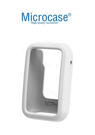Microcase Xiaomi Mi Band 7 Pro Önü Açık Mat Silikon Kılıf-AL3172