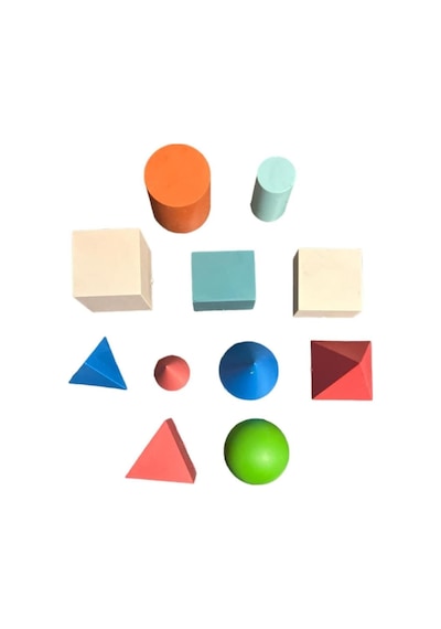 Bigibu 11 Parça Geometrik Şekiller Eğitici Geometrik Şekiller İlkokul Ve Okul Öncesi Eğitici Matematik Seti