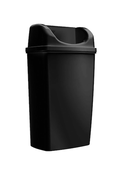 Rulopak Duvara Monte 50 L Çöp Kovası - Siyah