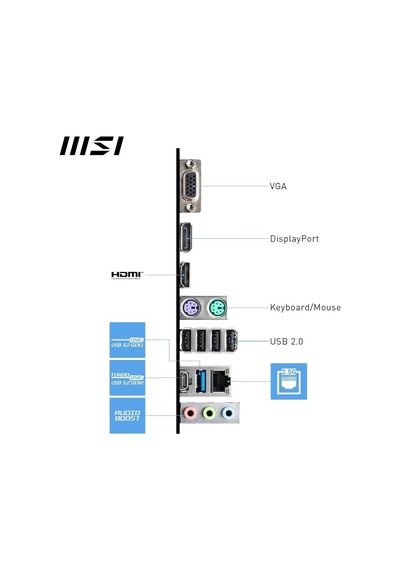 Msı Pro B760m-p Intel Lga1700 Ddr5 Micro Atx Anakart