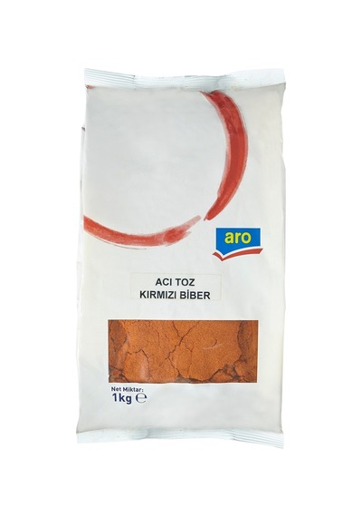 Aro Acı Toz Biber 1 Kg - Baharat Ve Yemeklerde Kullanım İçin 2'li Ekonomik Paket - 2 Adet Tarı