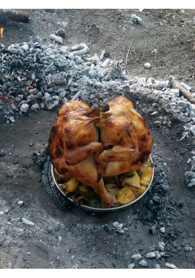 Gürkan Metal Kapaklı Tavuk Kebabı Seti
