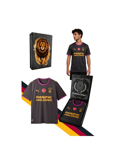 Gs Frm 043 785013 Galatasaray Orjinal Lisanslı Puma 2026/2027 Deplasman Siyah Forma Uv Kutu Hediyeli