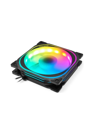Coolmoon Xuanyue Rgb 12Cm Kasa Fanı 4Pin Pwm Işıklı Kablo50Cm