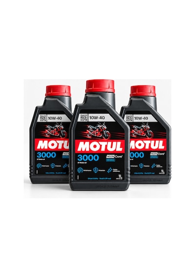 Motul 3000 10w-40 4t Mineral Motosiklet Motor Yağı 1 Litre 3 Adet