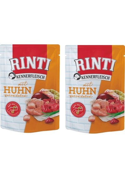 Rinti Pouch Tavuklu Köpek Yaş Mama 2 x 400 G