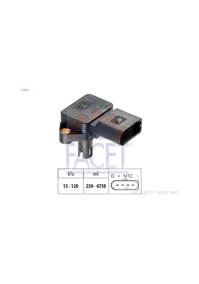 Vw Jetta 3 Map Sensoru 1.6 2006-2010 Blf Facet 103084