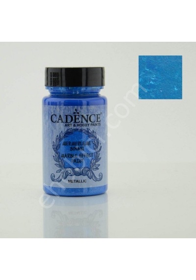 185 Koyu Mavi Metalik Cadence Marble Efect - Mermerleme Boyası