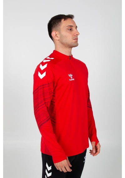 Hummel Line Antrenman Eşofman Üstü Kırmızı
