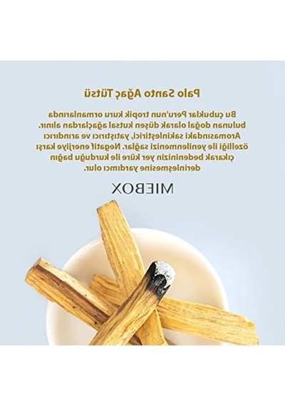 Sertifikalı Yüksek Reçineli Doğal Palo Santo Tütsü, 3 Adet Set