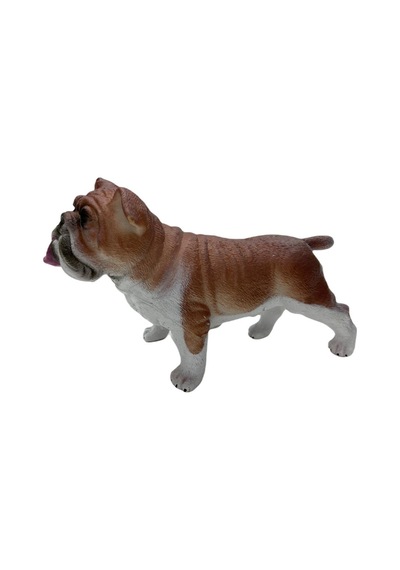 Soft Köpekler - Amerikan Bulldog Cinsi Köpek - E013 Hayvan Figürü