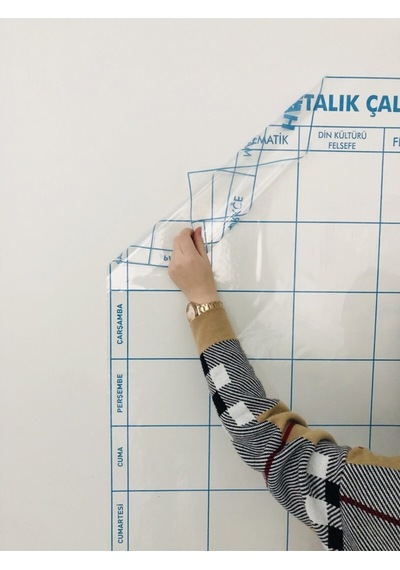 Haftalık Ders Çalışma Programı Akıllı Kağıt Tahta Yazı Tahtası 12