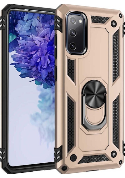 Galaxy S20 Fe Kılıf Zore Vega Kapak Gold