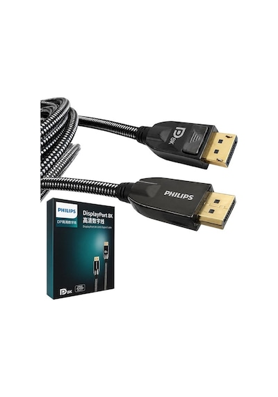 Swr3139w/93 2 Metre 8k 60hz Displayport 1.4 Kablo Premium Örgülü Zırhlı
