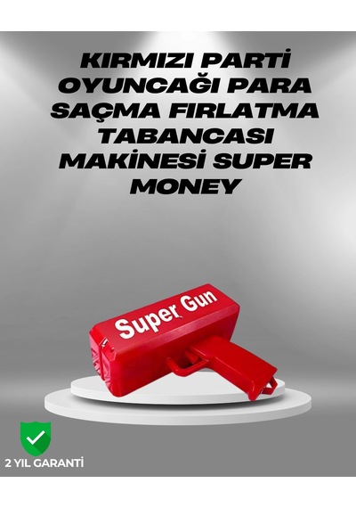 Elektrikli Money Gun Oyuncak Parti Tabancası 1
