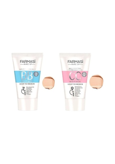 Farmasi BB Krem + CC Krem Açıktan Ortaya 02 2 x 50 ML