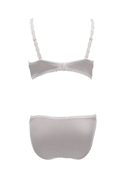 Le Jardin Vivian Dantelli Push-up Straplez Sütyen Takım- 5050 Ekru
