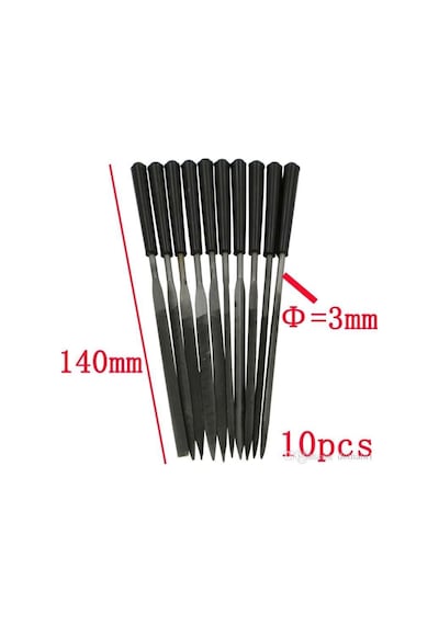 Metal Ahşap Karbon Çelik Mini Eğe Seti 10 Parça