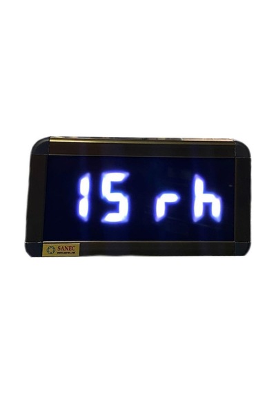 Dijital Led Duvar Ve Masa Saati Derece Ve Nem - Beyaz Kasa Ölçüleri: 7x17 Cm