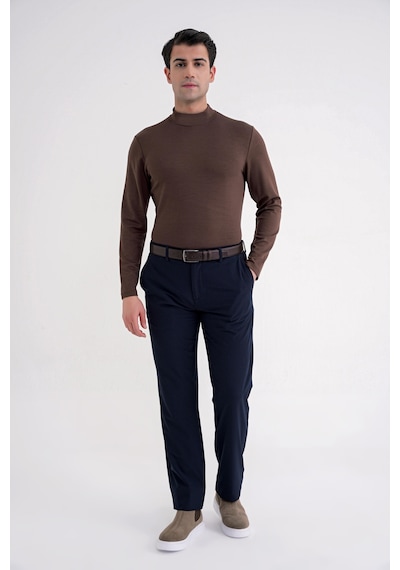 Efor Ts 894 T-shırt Slim Kakao Casual Kakao