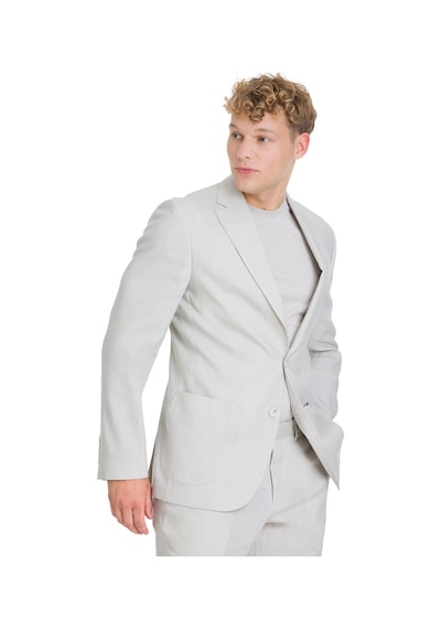 Hatemoğlu Bej Slim Fit Mono Yaka Keten Takım Elbise 29703 Bej Hatemoğlu Bej Slim Fit Mono Yaka Keten Takım Elbise 29703 Bej