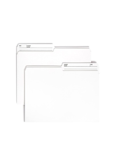 Dosya Klasör, Letter, 1/2-cut, 2 Wendbare Tab, Gri, Kutu Başına 100 10363