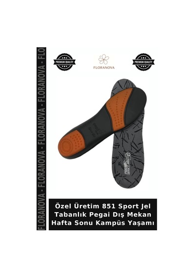 Floranova Özel Üretim 851 Sport Jel Tabanlık Pegai Dış Mekan Hafta Sonu Kampüs Yaşamı Çok Renkli