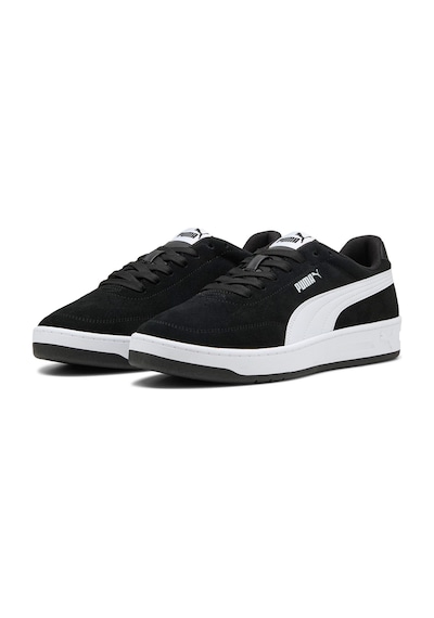 Puma Court Classic Clean Sd Siyah Erkek Sneaker SİYAH-BEYAZ
