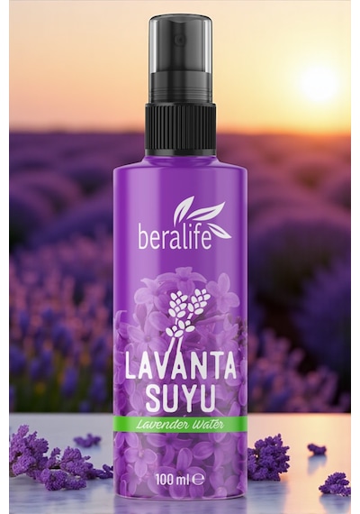 Lavanta Suyu %100 Saf Ve Doğal Canlandırıcı Ve Besleyici Etkili Tonik Lavanta Hidrosolü 100 Ml