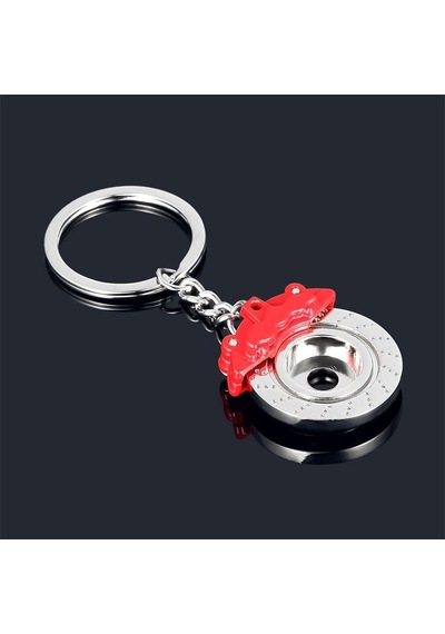 Siyah Araba Anahtarı Tokası Bel Anahtarlığı Tekerlek Kaliper Anahtarlıklar Fren Diski Anahtarlıklar Disk Fren Anahtarlık