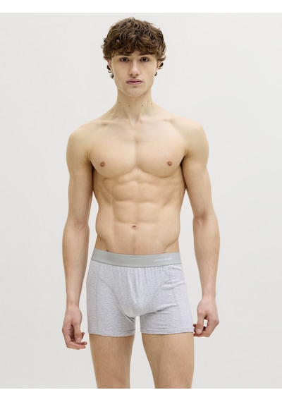 Jack & Jones Erkek 3'lü Bambu Boxer Paketi - Gabriel - 12291864 Siyah