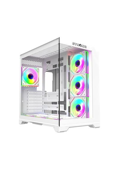 Strong Dragon Beyaz Argb Tempered Glass 600w 80+ Usb 3.0 Atx Mid Tower Kasa