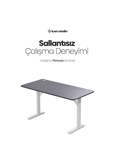 Firmus Dayanıklı Çalışma Masası - 140x70 - Antrasit