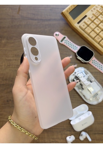 Samsung Galaxy S25 Edge Uyumlu Süper İnce Mat Ultra Thin Silikon Kılıf Şeffaf