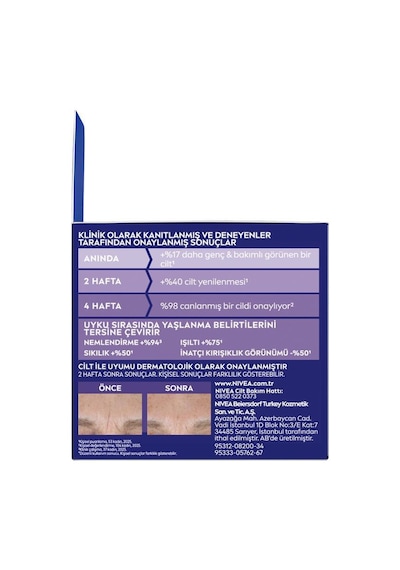 Nıvea Epigenetics Rejuvenating Yaşlanma Karşıtı Gece Yüz Bakım Kremi 50ml