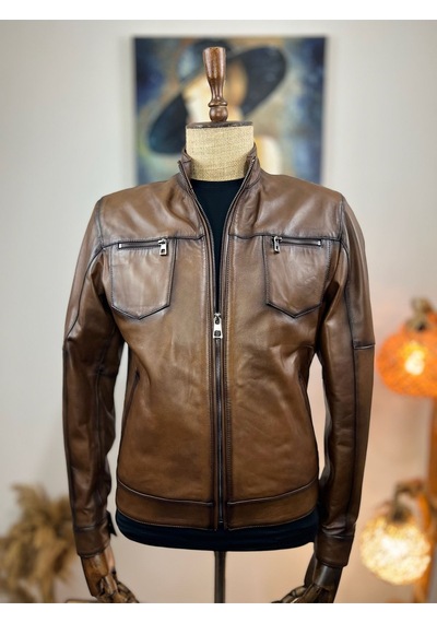 Always Leather Usta İşi Özel Dikim %100 Hakiki Deri 1803340020 Siyah