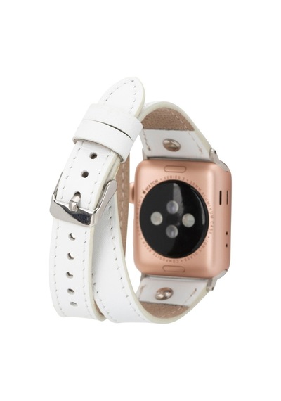 Apple Uyumlu  Watch Deri Kordon 42-44-45mm Slim Dtst F3