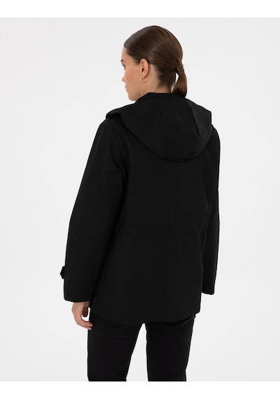 Pierre Cardin Kadın Siyah Kaban 50306387-vr046 Siyah