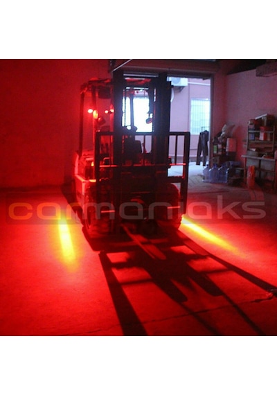 Forklift Redzone Kırmızı Bölge Güvenlik Uyarı Işığı Alan Lambası