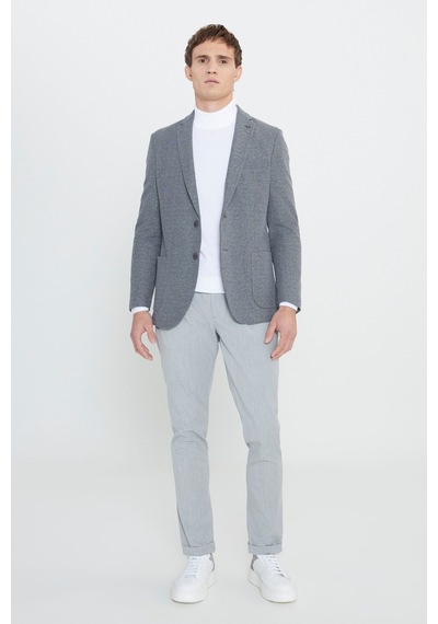 AC&Co / Altınyıldız Classics Erkek Sıyah Grı Slim Fit Dar Kesim Mono Yaka Armürlü Torba Cepli Ceket Sıyah Grı AC&Co / Altınyıldız Classics Erkek Sıyah Grı Slim Fit Dar Kesim Mono Yaka Armürlü Torba Cepli Ceket Sıyah Grı